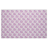 Letter D monogram decoratieve tekst op maat Stof (Fat Quarter)