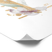 Letter D Monogram Poster (Hoek)