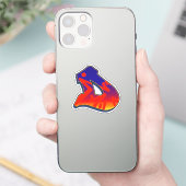 Letter D - Night Sky Sticker (Telefoon)