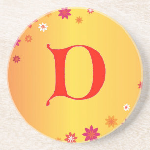 Letter D Onderzetter