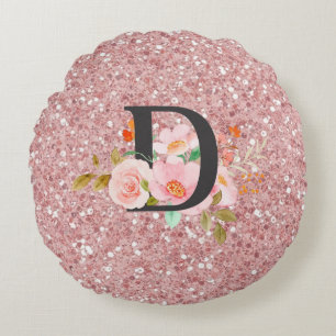 Letter D Rond Kussen