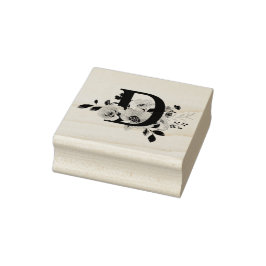 Letter D Rubberstempel