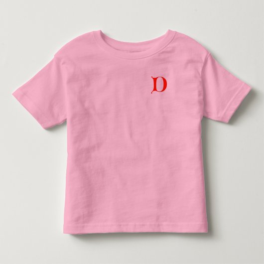 Letter D Shirt (Voorkant)