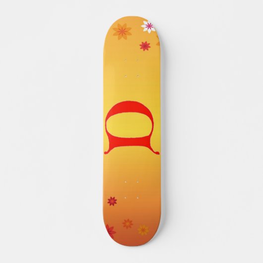 Letter D Skateboard (Voorkant)