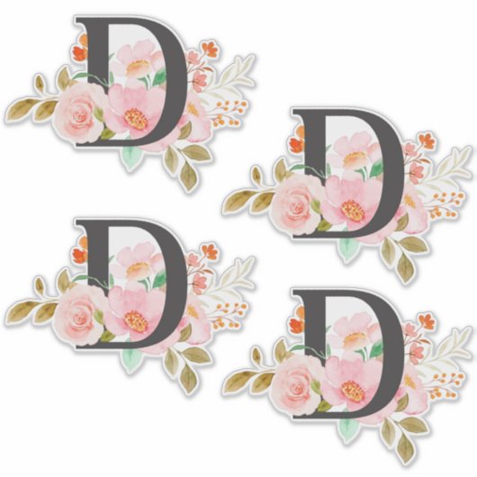 Letter D Sticker (Voorkant)