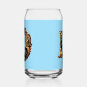 Letter D Thanksgiving style gift  Blikvorm Glas (Links)