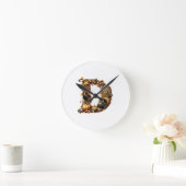 Letter D Thanksgiving style gift Ronde Klok (Huis)