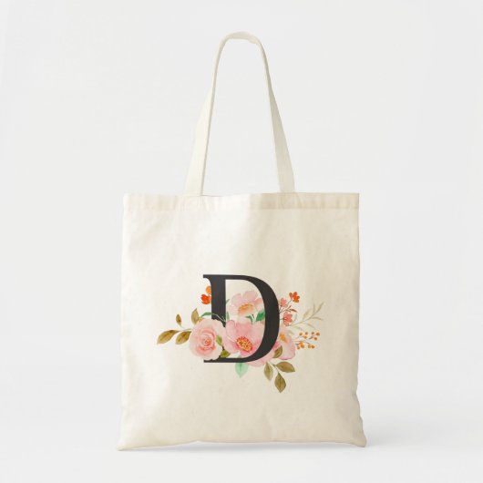Letter D Tote Bag (Voorkant)