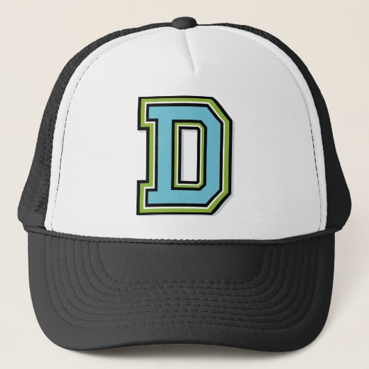 Letter "D" Trucker Pet (Voorkant)