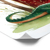 Letter E Alligator Fairy Poster Wildlife Alphabet (Hoek)