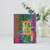 Letter E Alphabet Dancers Briefkaart (Staand voorkant)
