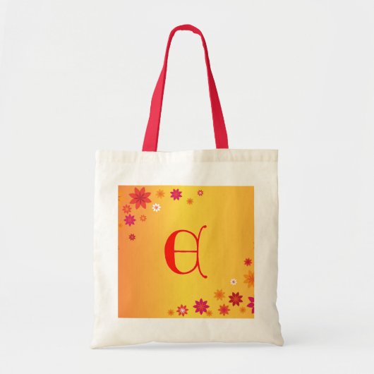 Letter E Bag Tote Bag (Voorkant)
