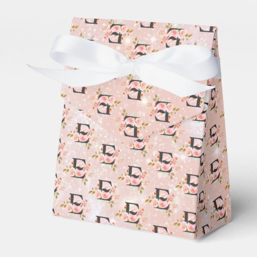 Letter E Bedankdoosjes (Voorkant Zijde)