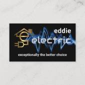 Letter-e Electric Powers Your Name Visitekaartje (Voorkant)
