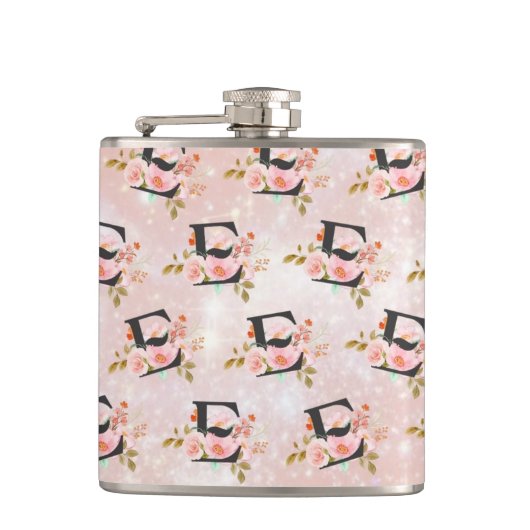 Letter E Fles Heupfles (Voorkant)
