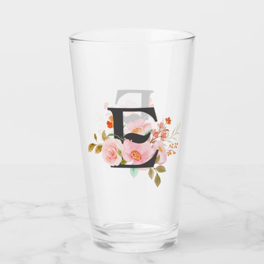 Letter E Glas (Achterkant)