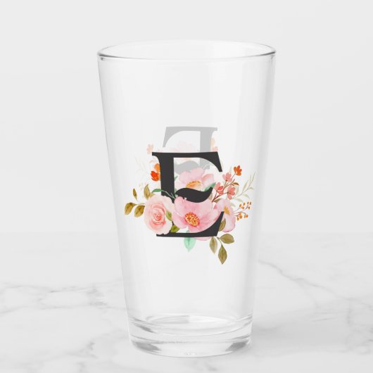 Letter E Glas (Voorkant)