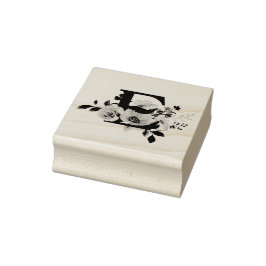 Letter E Gummen Stempel