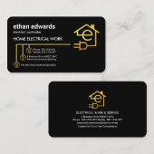 Letter-e-Home Electrical Circuit Visitekaartje (Voorkant / Achterkant)