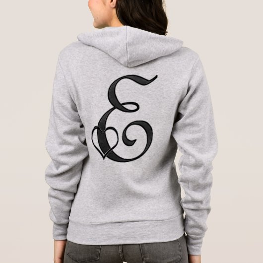 Letter E hoodie (Achterkant)