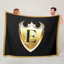 Letter E hoofdalfabet Fleece Deken