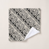 Letter E Keltische knoop Monogram Bad Handdoek (Wasdoekje)