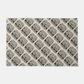 Letter E Keltische knoop  Monogram Deurmat (Voorkant)