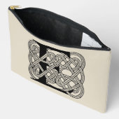 Letter E Keltische knoop  Monogram Etui (Open)