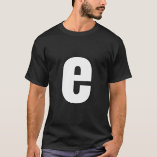 Letter E klein Hoesje alfabet Spel woorden en name T-shirt