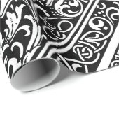 Letter E Middeleeuws Monogram Art Nouveau Cadeaupapier (Rol Hoek)