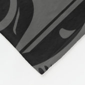 Letter E Middeleeuwse Monogram Art Nouveau Fleece Deken (Hoek)