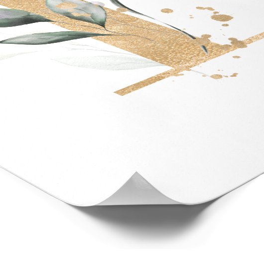 Letter E Monogram Poster (Hoek)