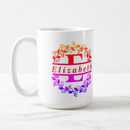 Letter E-namen mok (Links)