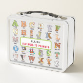 Letter E Olifantnaam Allergieën terug naar school (Achterkant)