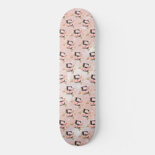 Letter E Persoonlijk Skateboard (Voorkant)