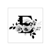 Letter E Rubber Stamp Rubberstempel (Afrduk)