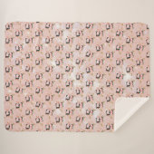 Letter E Sherpa Deken (Voorkant (horizontaal))