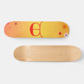 Letter E Skateboard (Horizontaal)