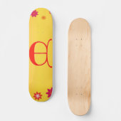Letter E Skateboard (Voorkant)
