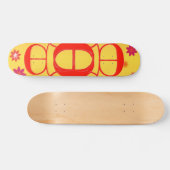 Letter E Skateboard (Horizontaal)