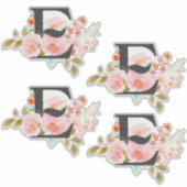 Letter E Sticker (Voorkant)