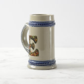 Letter E Thanksgiving style gift Bierpul (Voorkant links)