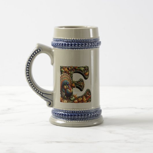 Letter E Thanksgiving style gift Bierpul (Links)