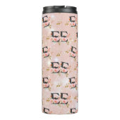 Letter E Thermische Tumbler Thermosbeker (Achterkant)
