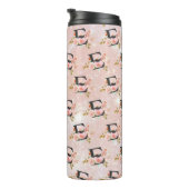 Letter E Thermische Tumbler Thermosbeker (Geroteerd rechts)