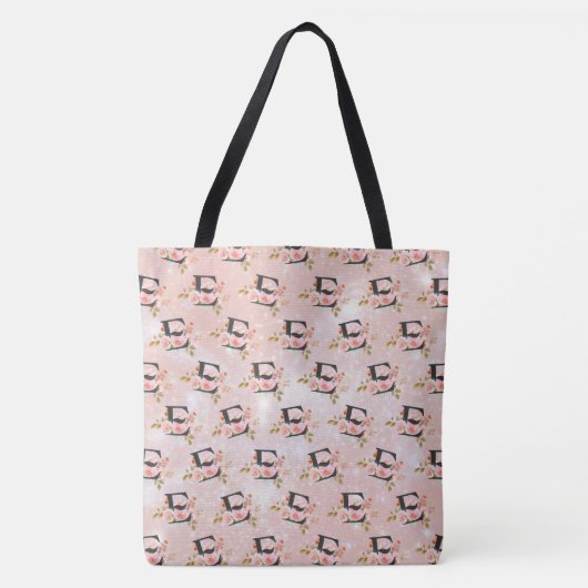 Letter E Tote Bag (Voorkant)