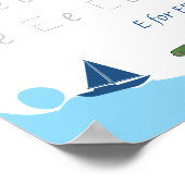 Letter E Volgposter voor Kinderen Poster (Hoek)
