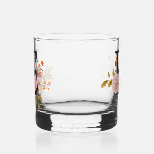 Letter E Whiskey Glas (Rechts)