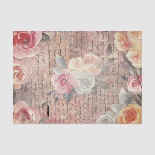  letter en waterverf tissuepapier (Voorkant)