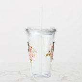 Letter F Acryl Drinkbeker (Rechts)